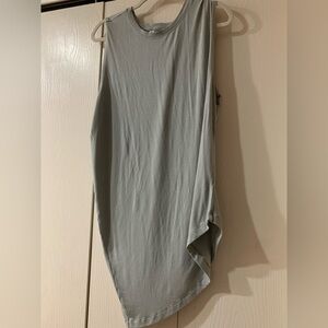 Athleta Light Green Sleeveless Tunic Top